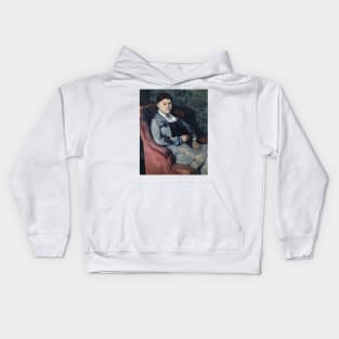 Portrait of Mme. Cezanne by Paul Cezanne Kids Hoodie